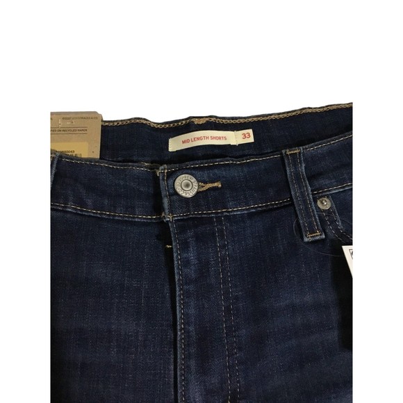 Levi Strauss Mid Length Shorts Size 33 NWT - Picture 5 of 9